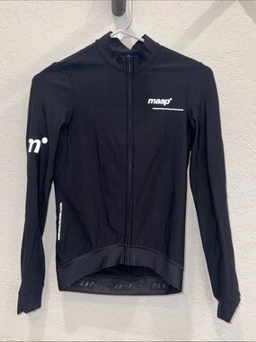 MAAP Women's Black Long-Sleeve Cycling Jersey